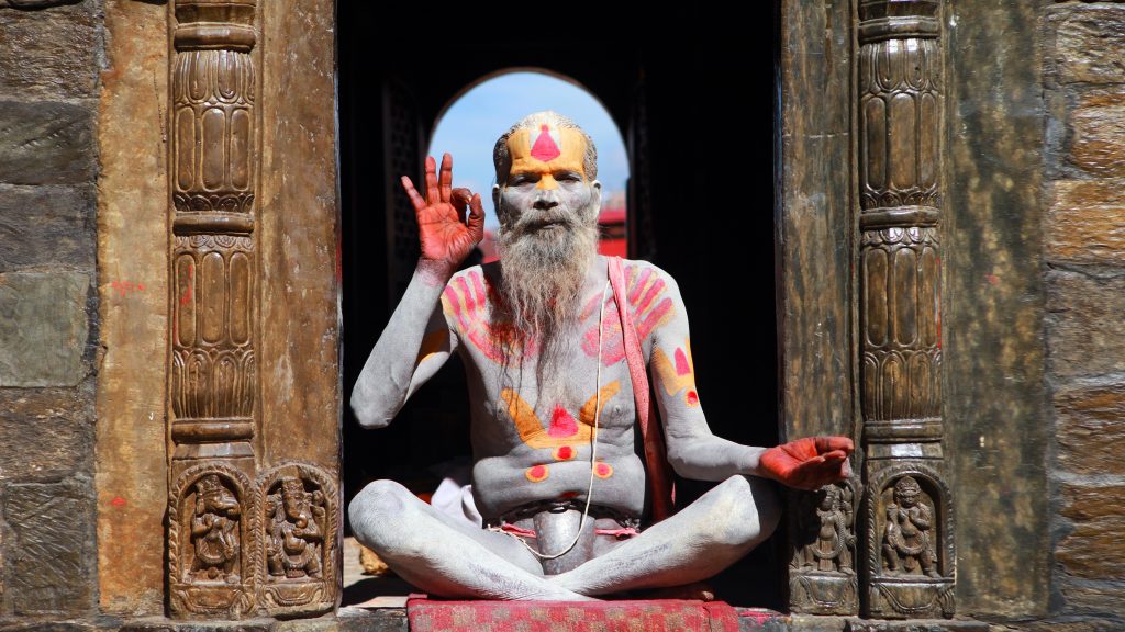 Holy man in Kathmandu